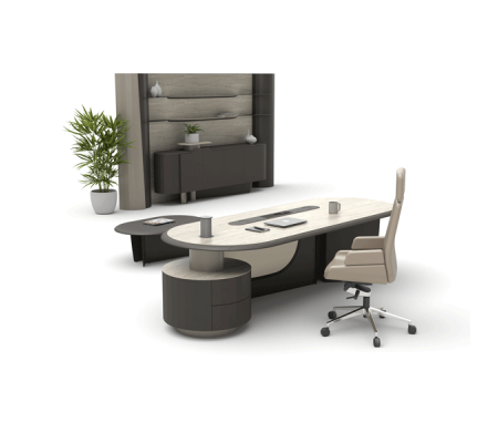 Monolıthı Panolu Ofis Büro Makam Takımı